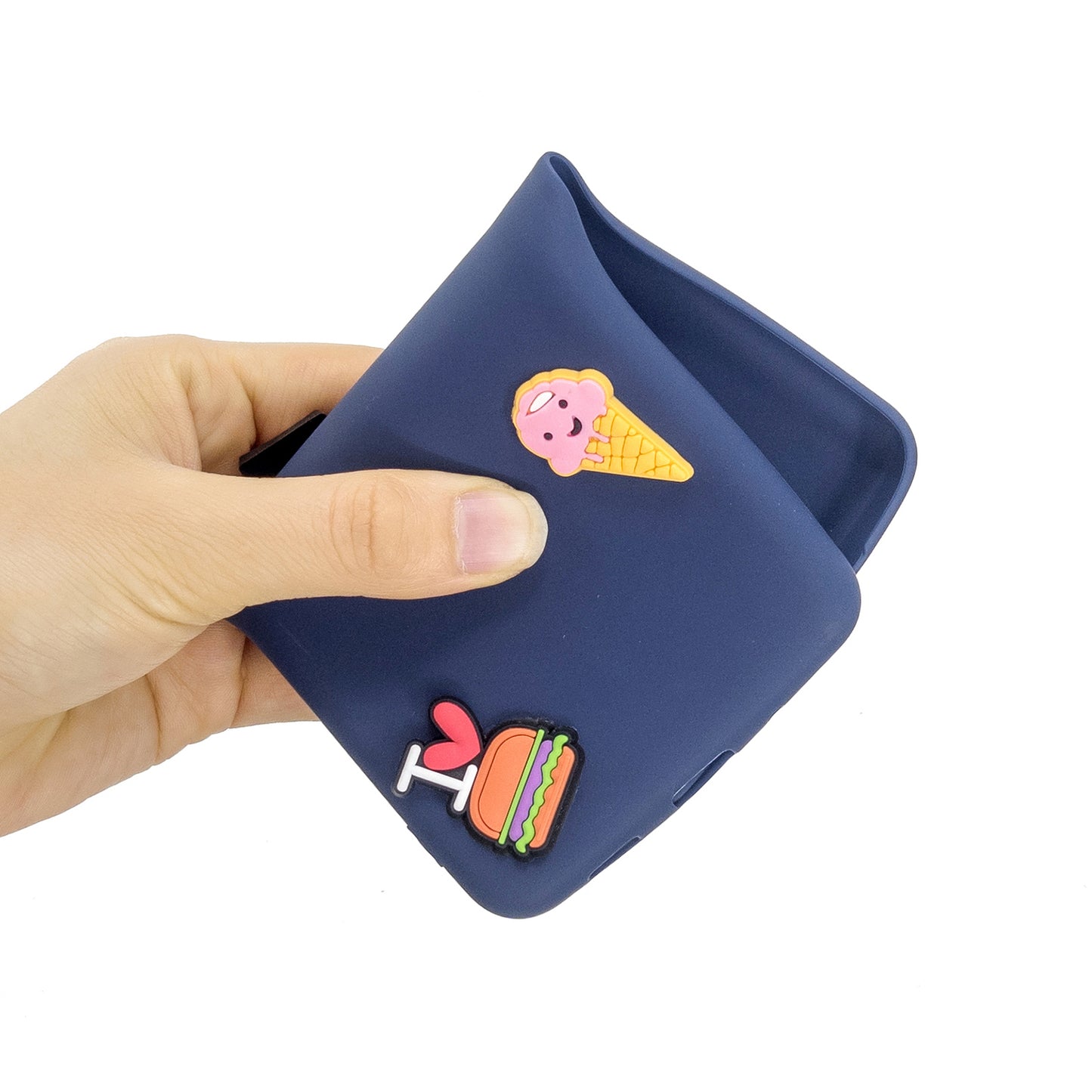 3D Cartoon Pattern Soft TPU Cell Phone Case for Samsung Galaxy S20 Plus/S20 Plus 5G - Ice Cream