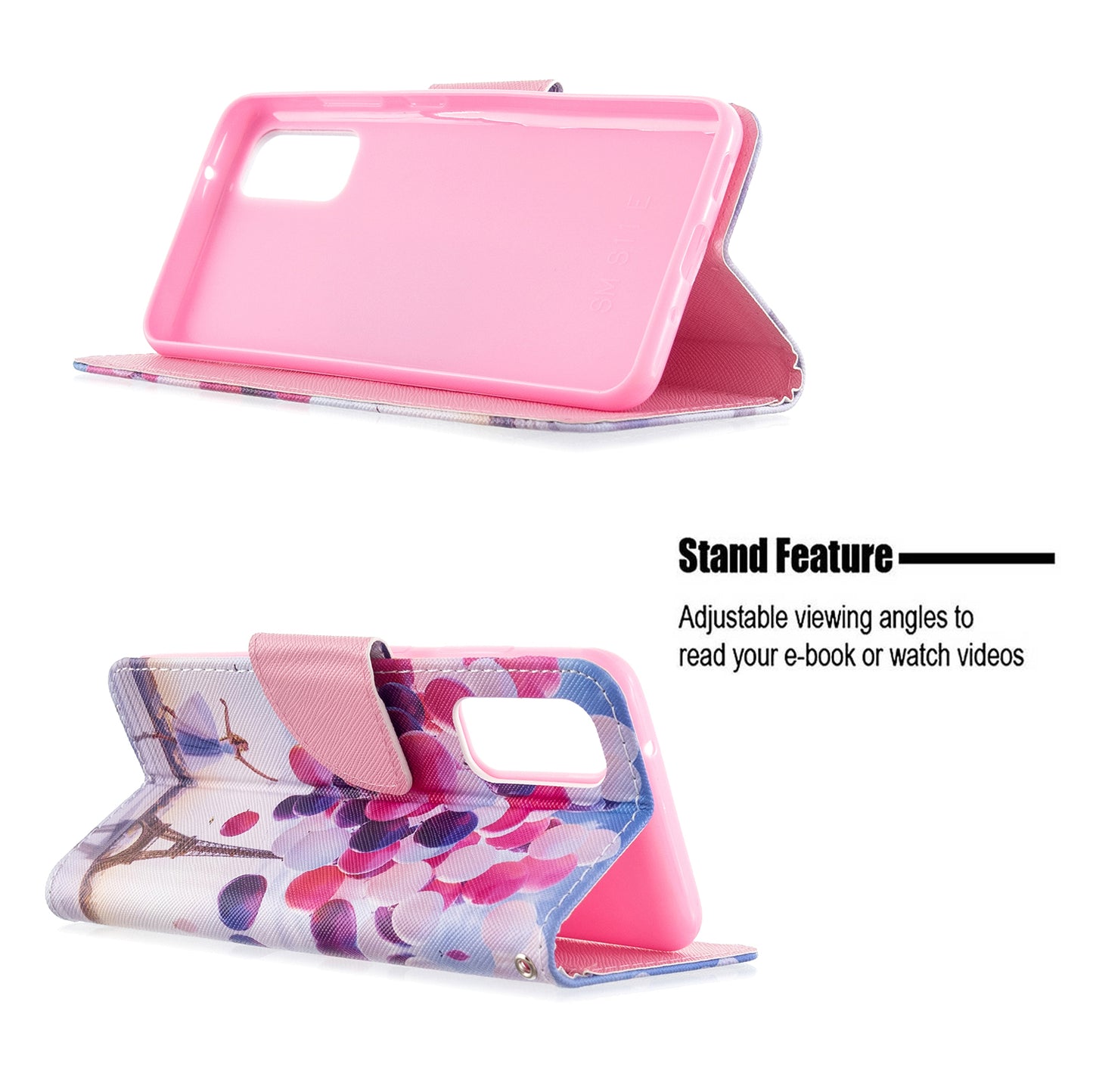 Cross Texture Pattern Printing Flip Leather Wallet Stand Case for Samsung Galaxy S20 4G/S20 5G - Ballon and Eiffel Tower