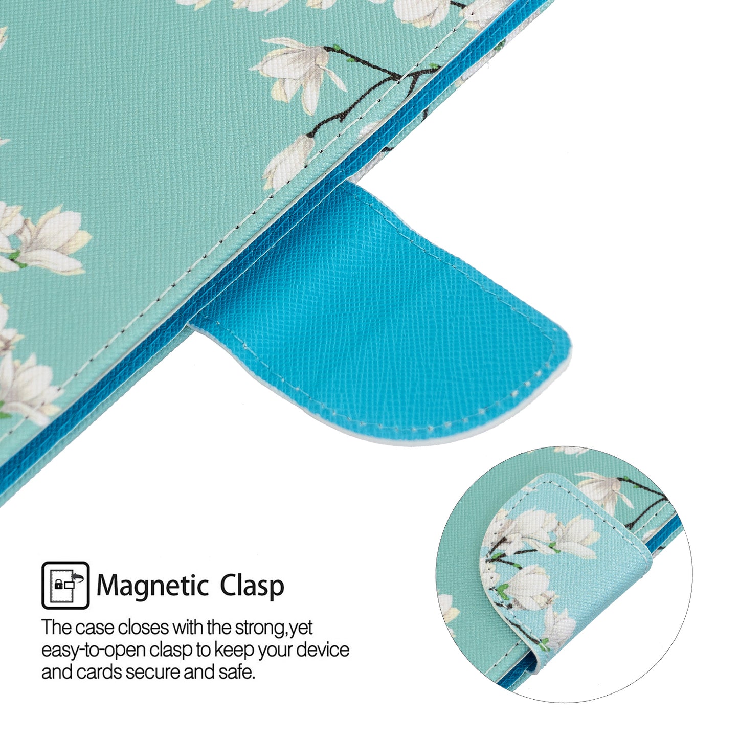 Cross Texture Patterned PU Leather Wallet Cover for Samsung Galaxy S20 Ultra - White Flower