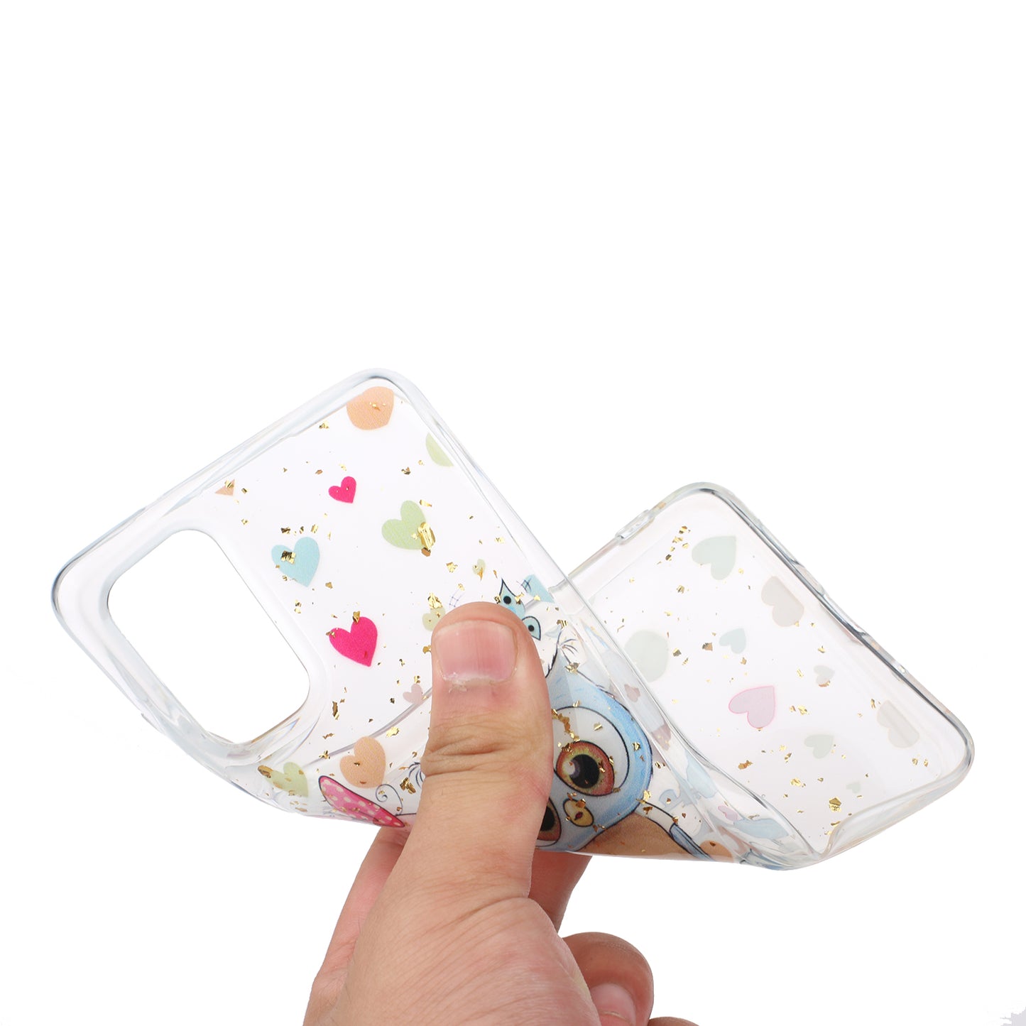 Glitter Sequins Stylish TPU Phone Shell for Samsung Galaxy S20 Ultra - Owls