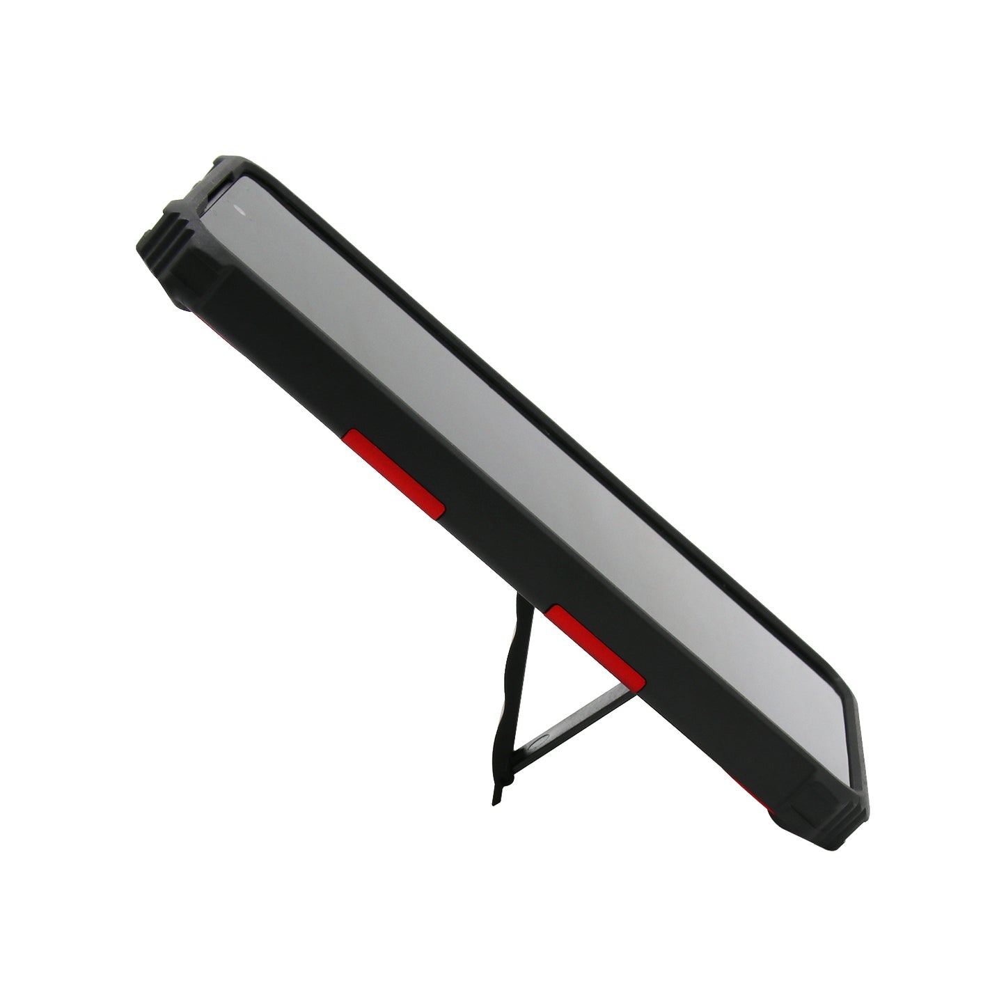 Kickstand Armor Dropproof PC TPU Combo Case with Magnetic Metal Sheet for Samsung Galaxy S20 Plus/S20 Plus 5G - Red