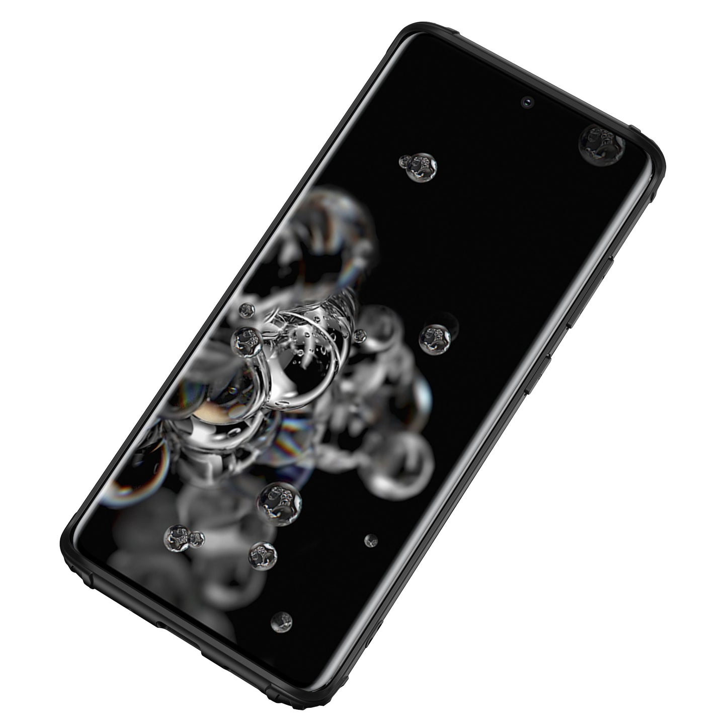 PC + TPU Unique Phone Case for Samsung Galaxy S20 Ultra - Black