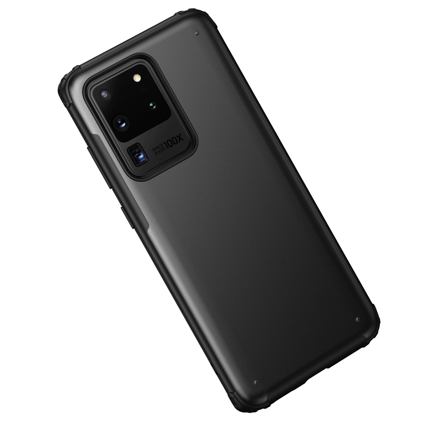 PC + TPU Unique Phone Case for Samsung Galaxy S20 Ultra - Black