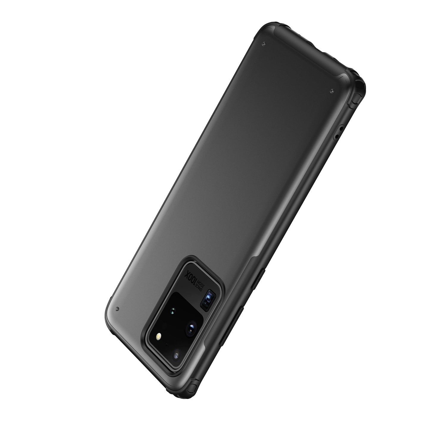 PC + TPU Unique Phone Case for Samsung Galaxy S20 Ultra - Black