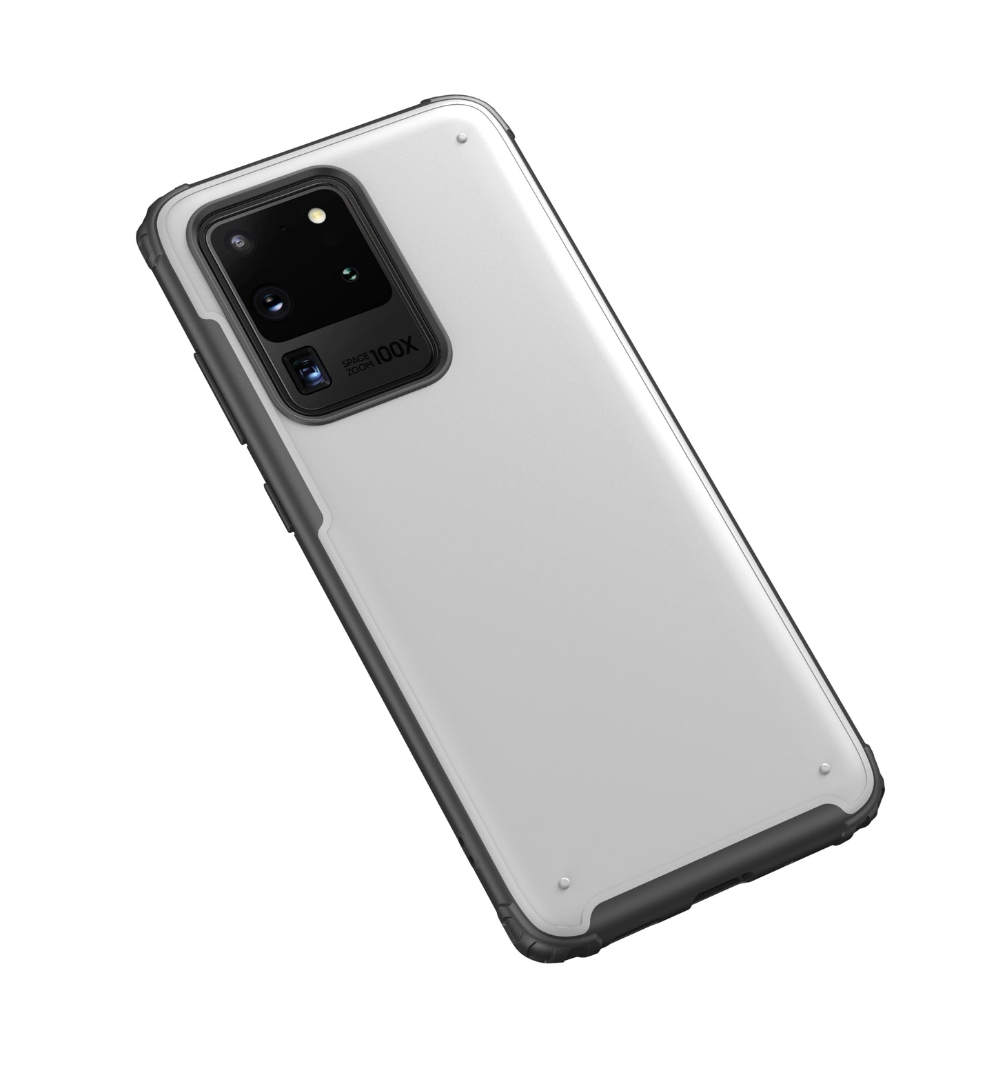 PC + TPU Unique Phone Case for Samsung Galaxy S20 Ultra - White