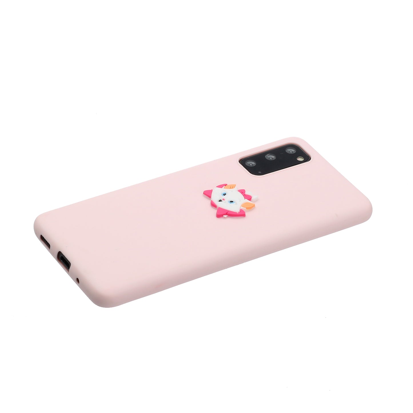 Animal Logo Decor TPU Phone Case Cover for Samsung Galaxy S20 4G/S20 5G - Fox