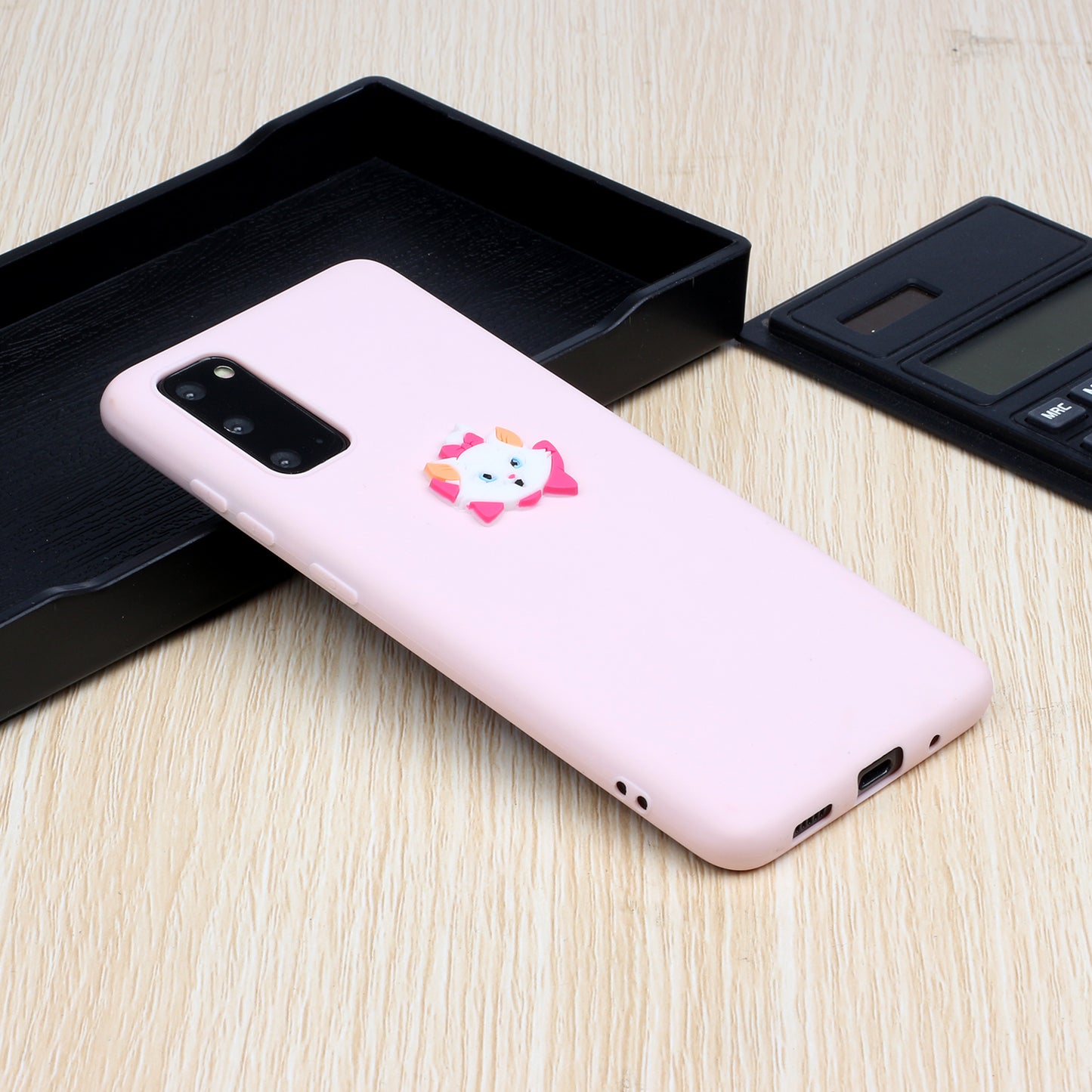 Animal Logo Decor TPU Phone Case Cover for Samsung Galaxy S20 4G/S20 5G - Fox