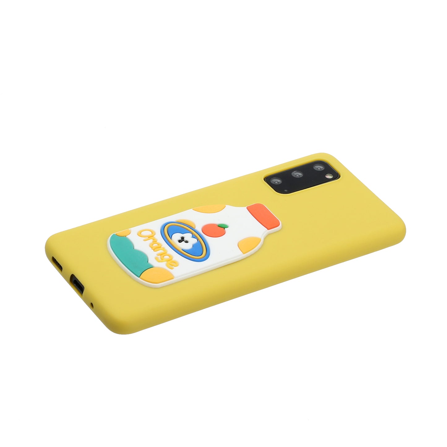 Animal Logo Decor TPU Phone Case Cover for Samsung Galaxy S20 4G/S20 5G - Bottle