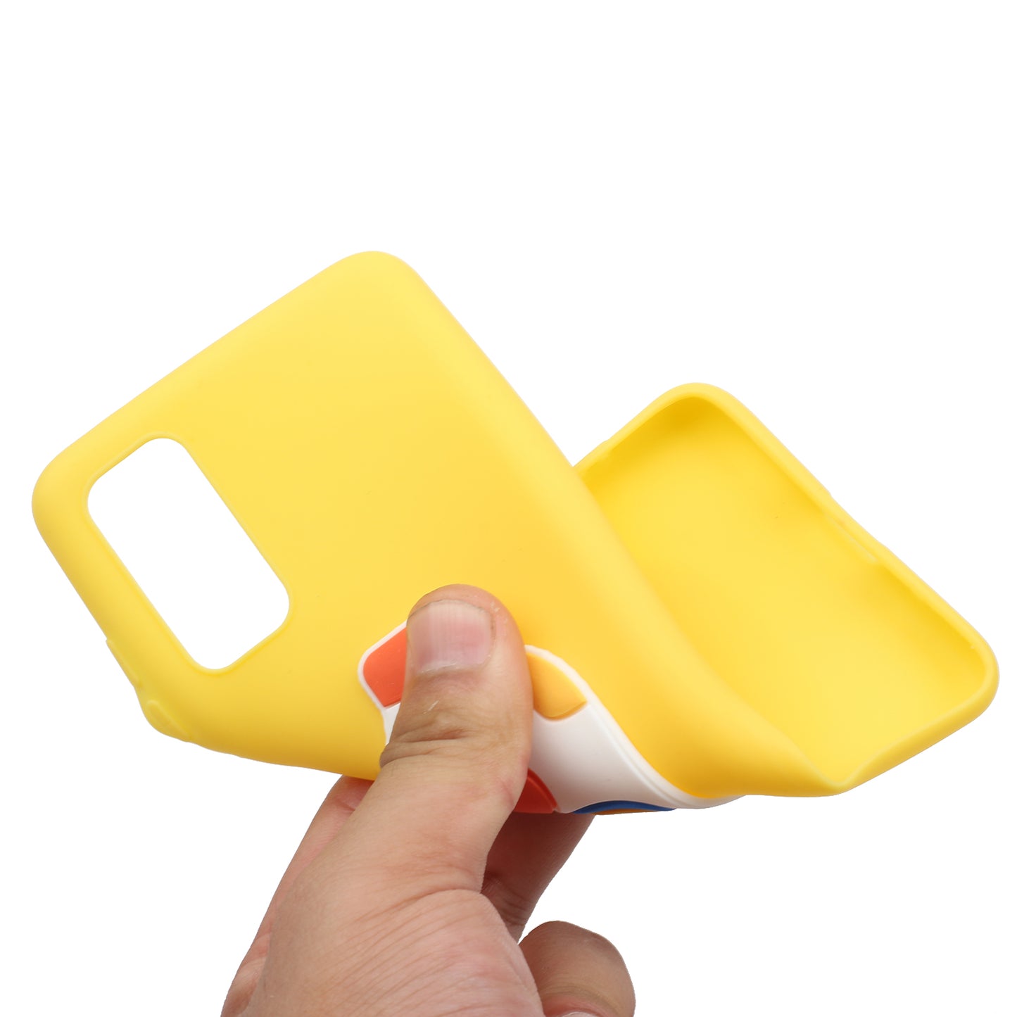 Animal Logo Decor TPU Phone Case Cover for Samsung Galaxy S20 4G/S20 5G - Bottle