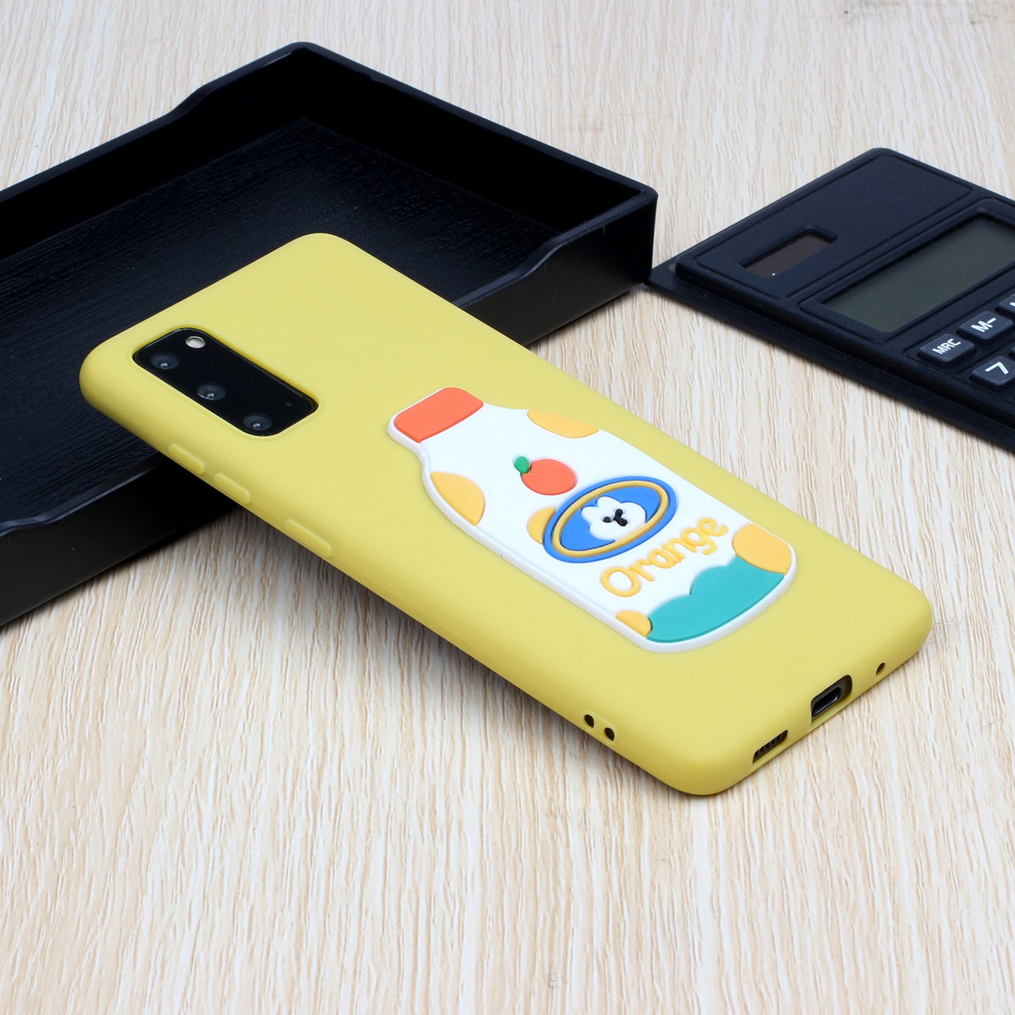 Animal Logo Decor TPU Phone Case Cover for Samsung Galaxy S20 4G/S20 5G - Bottle