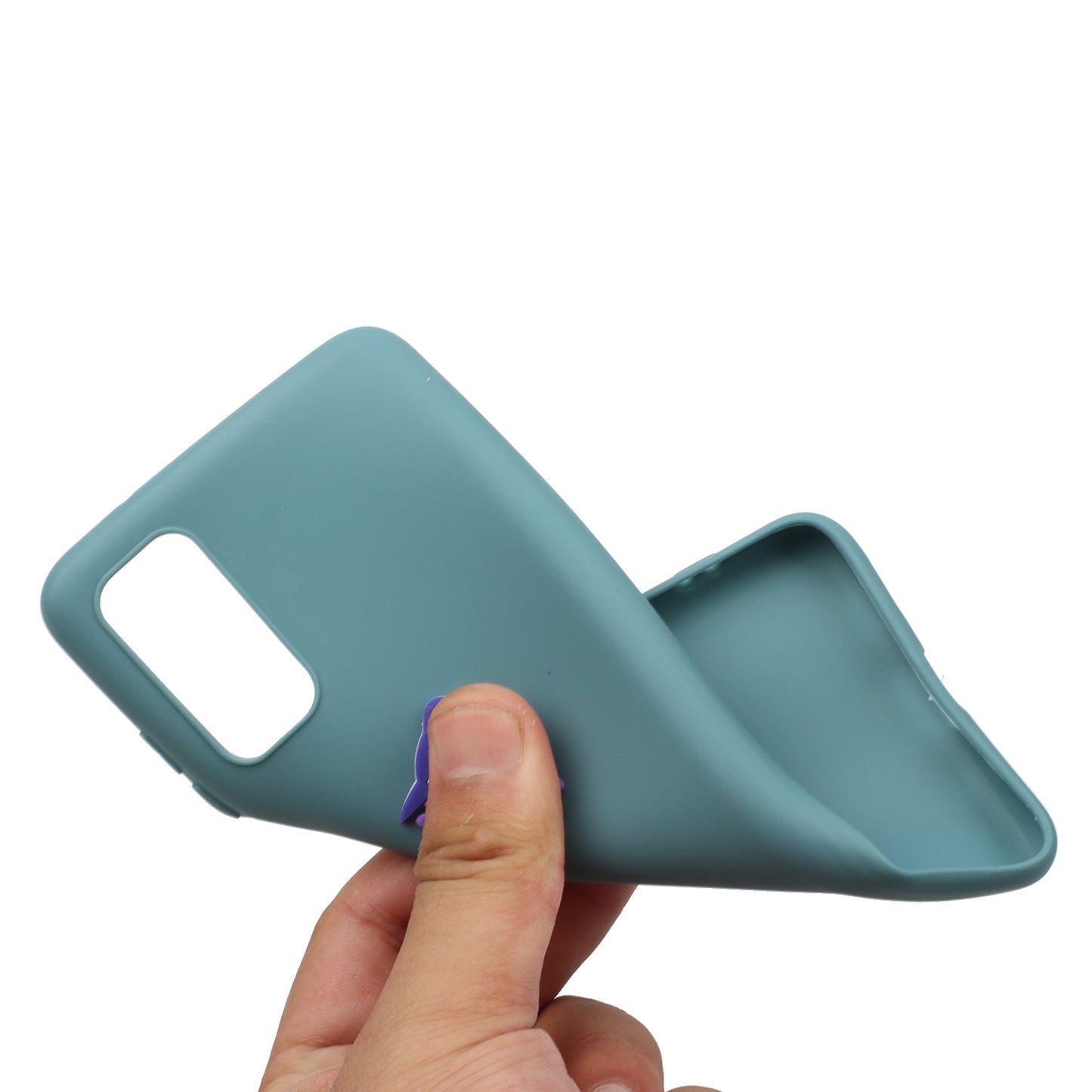 Animal Logo Decor TPU Phone Case Cover for Samsung Galaxy S20 4G/S20 5G - Wizard