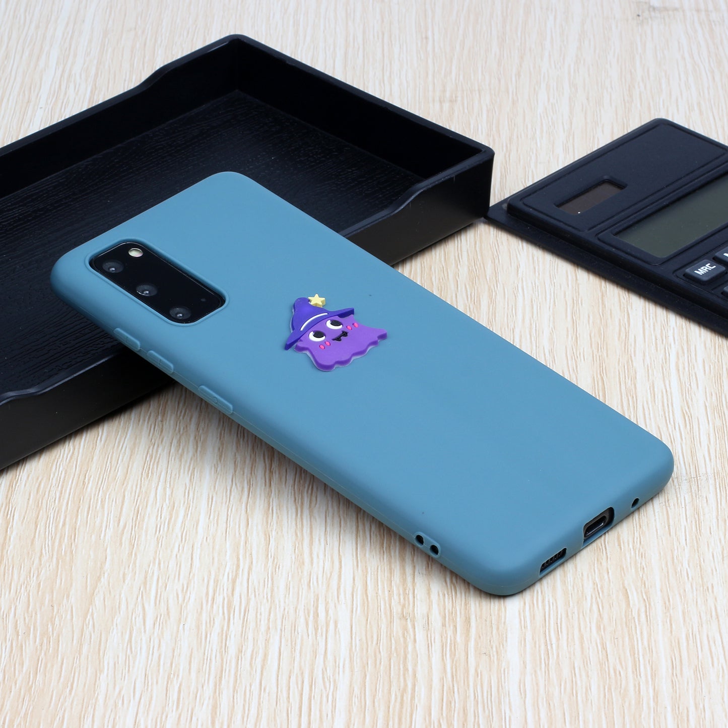 Animal Logo Decor TPU Phone Case Cover for Samsung Galaxy S20 4G/S20 5G - Wizard