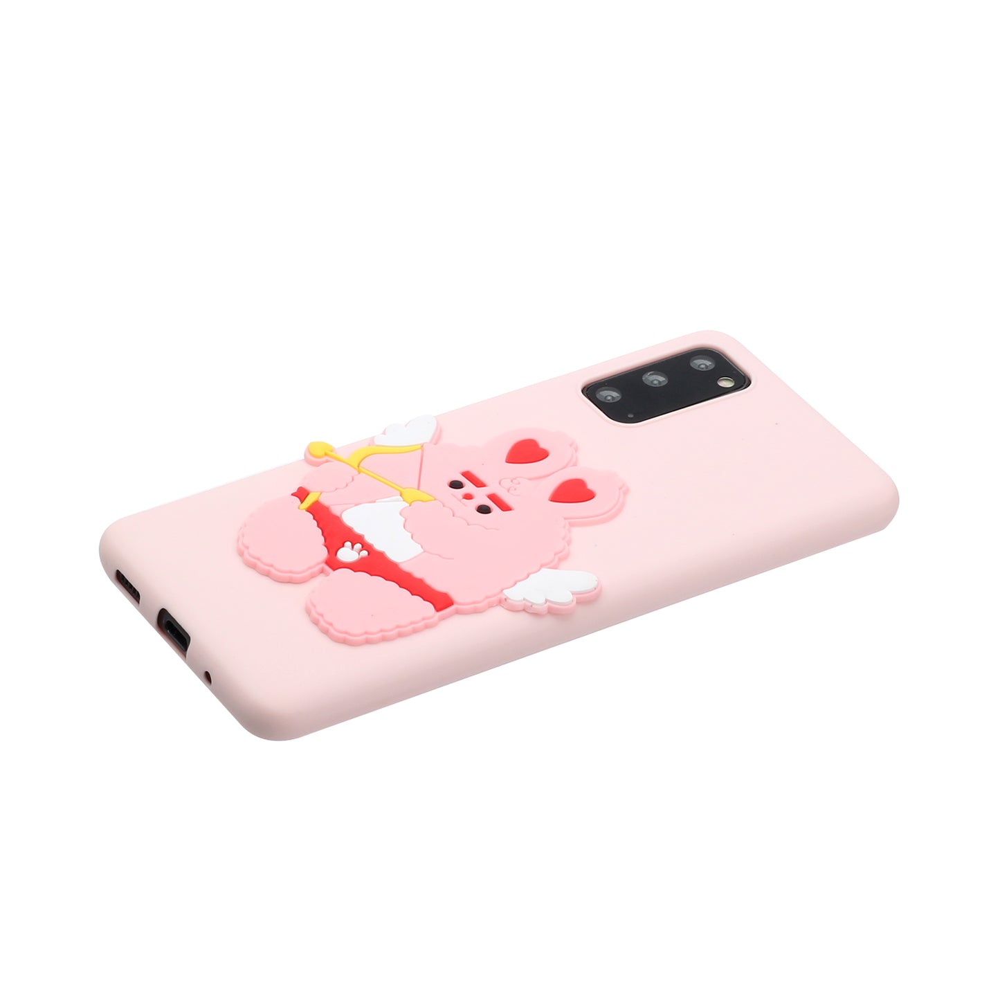 Animal Logo Decor TPU Phone Case Cover for Samsung Galaxy S20 4G/S20 5G - Cupid