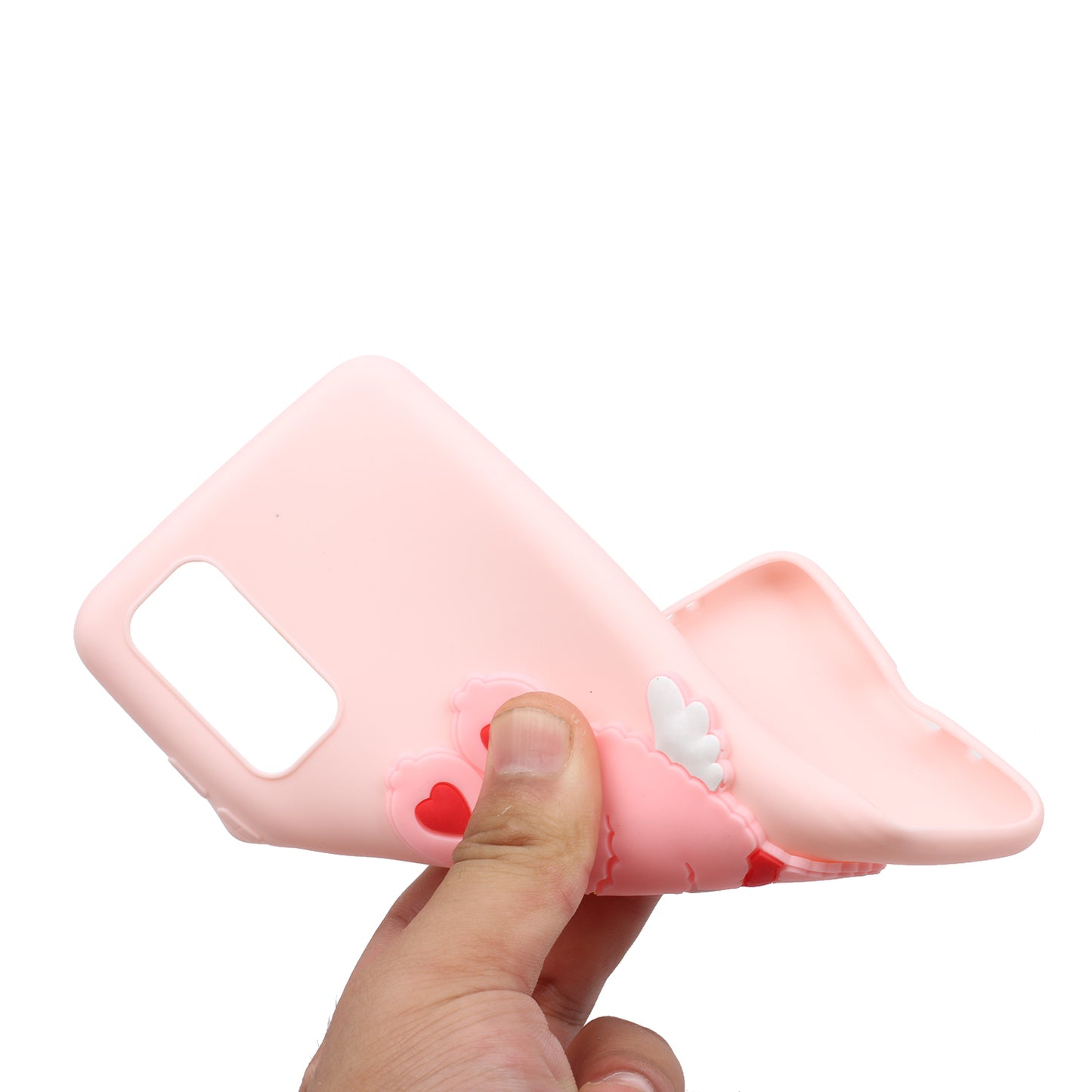 Animal Logo Decor TPU Phone Case Cover for Samsung Galaxy S20 4G/S20 5G - Cupid