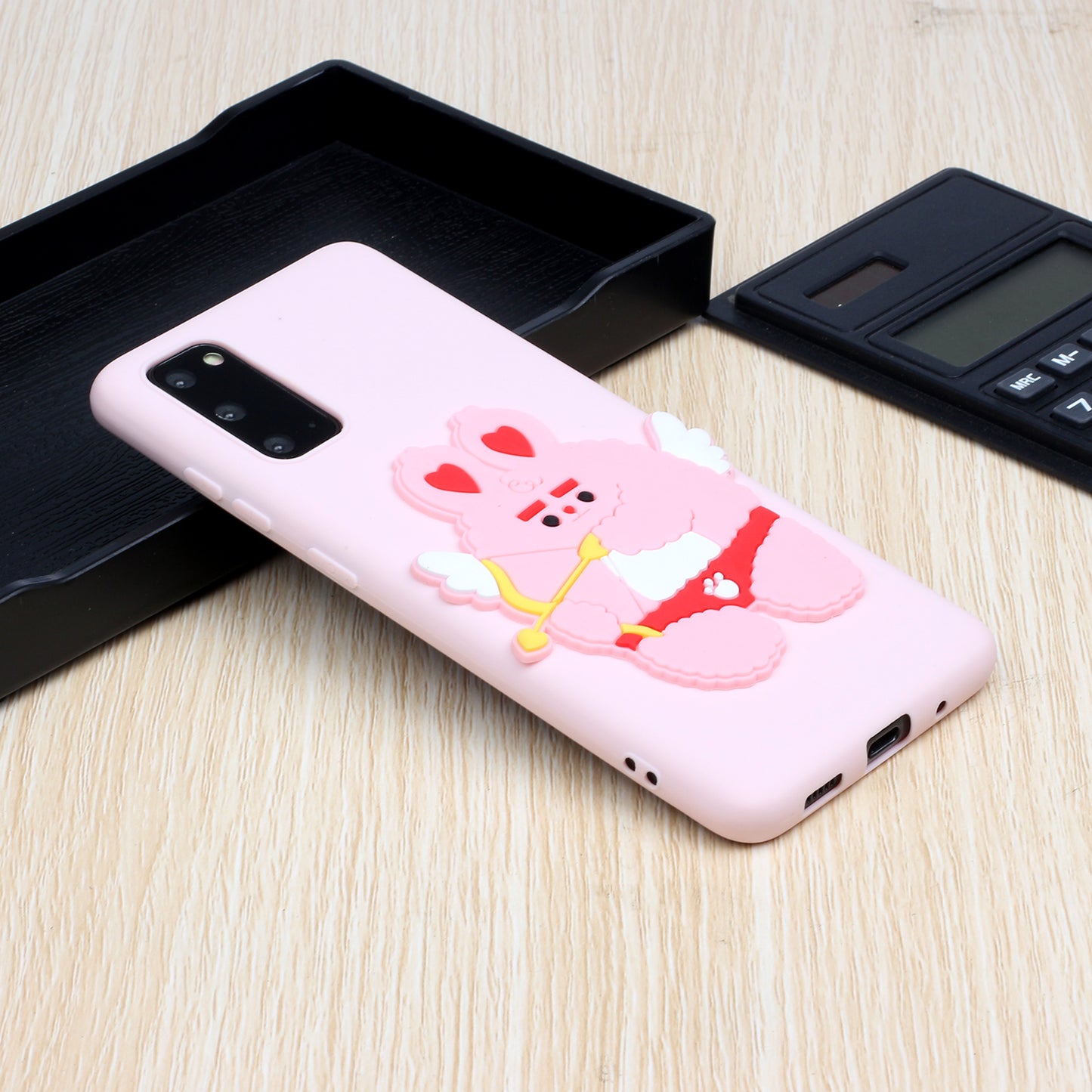 Animal Logo Decor TPU Phone Case Cover for Samsung Galaxy S20 4G/S20 5G - Cupid