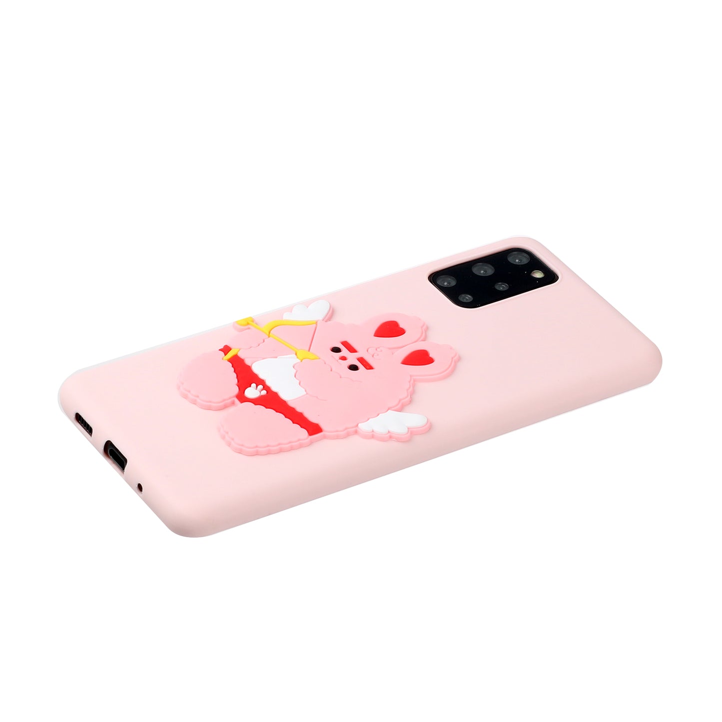 Animal Logo Decor TPU Phone Case Cover for Samsung Galaxy S20 Plus / S20 Plus 5G - Cupid