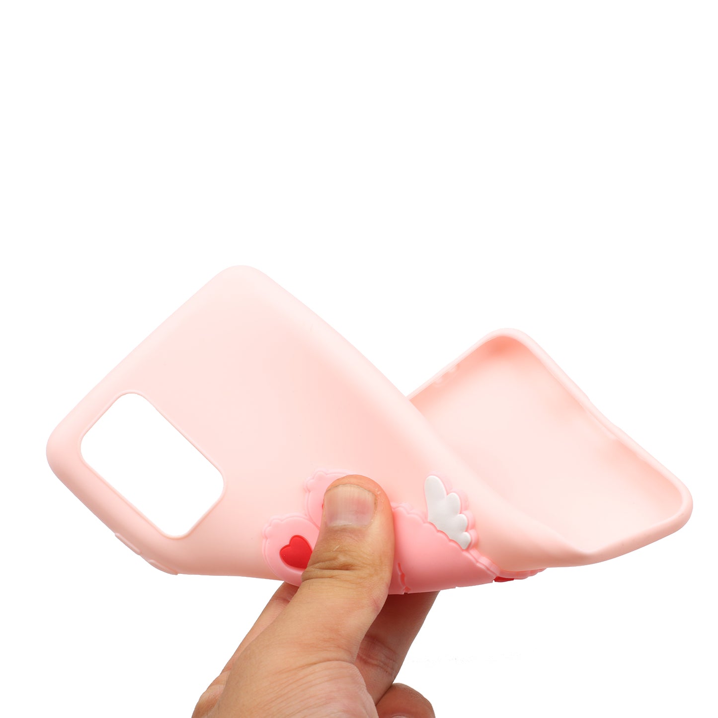 Animal Logo Decor TPU Phone Case Cover for Samsung Galaxy S20 Plus / S20 Plus 5G - Cupid