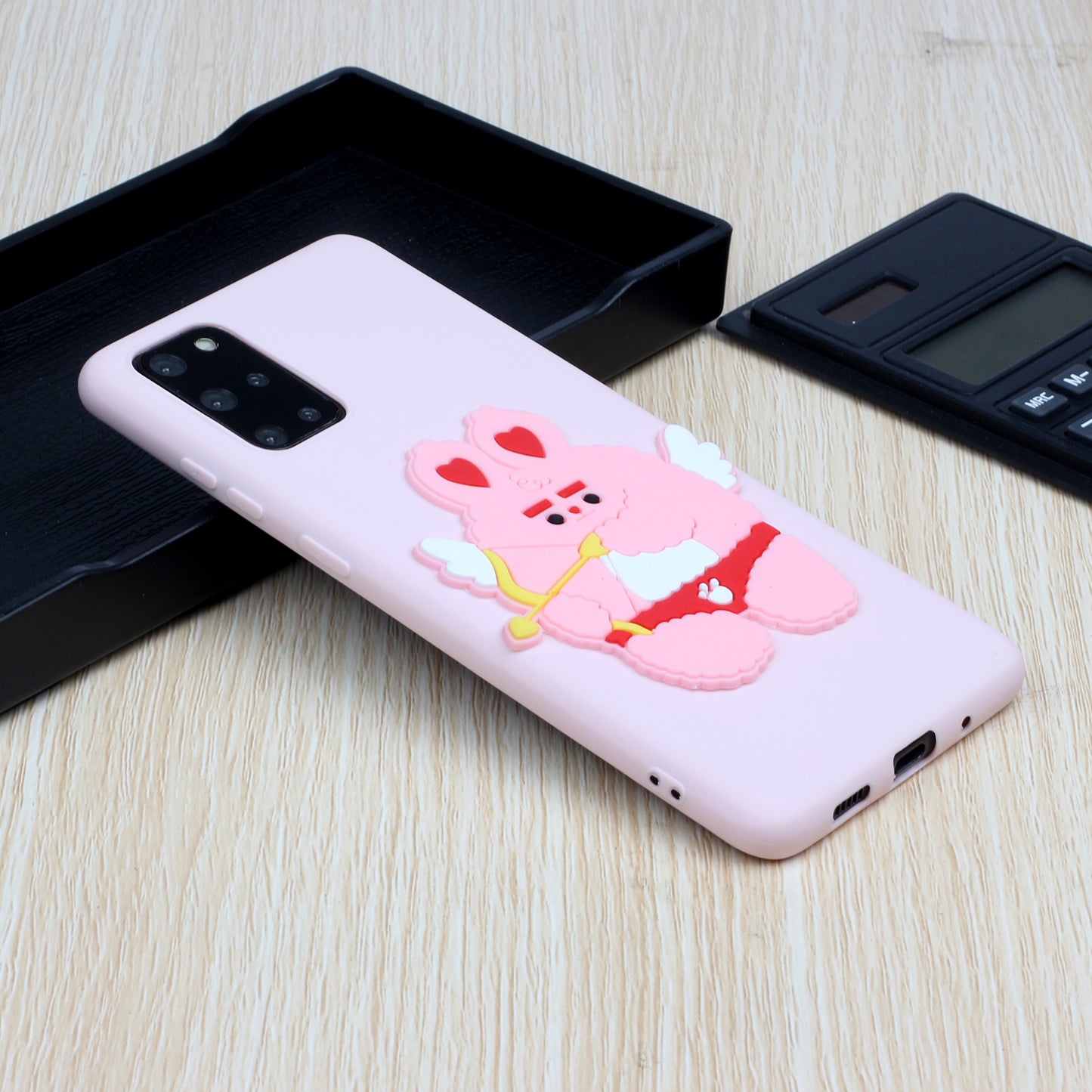 Animal Logo Decor TPU Phone Case Cover for Samsung Galaxy S20 Plus / S20 Plus 5G - Cupid