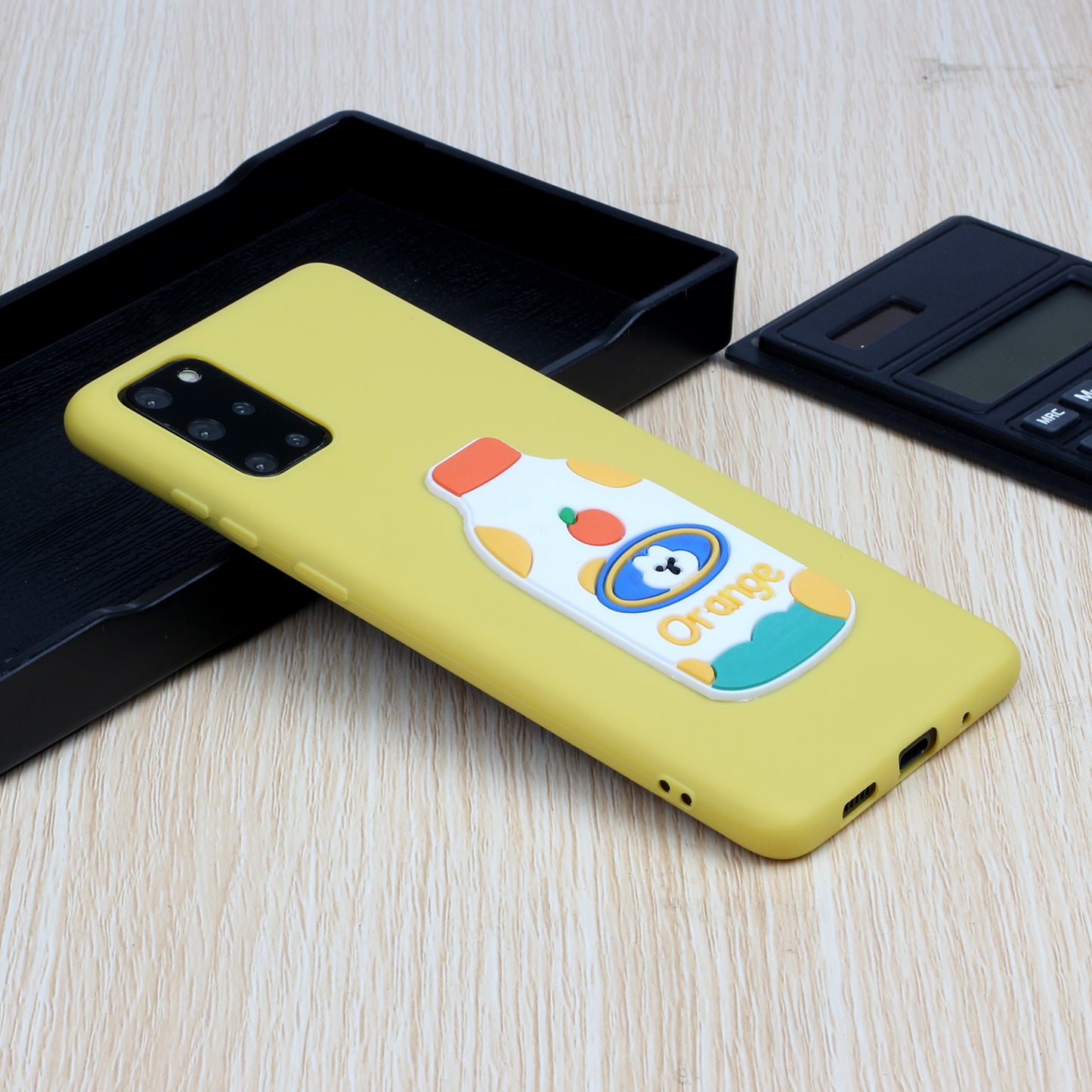 Animal Logo Decor TPU Phone Case Cover for Samsung Galaxy S20 Plus / S20 Plus 5G - Bottle