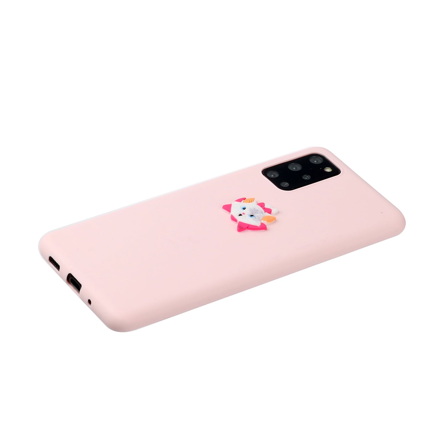 Animal Logo Decor TPU Phone Case Cover for Samsung Galaxy S20 Plus / S20 Plus 5G - Fox