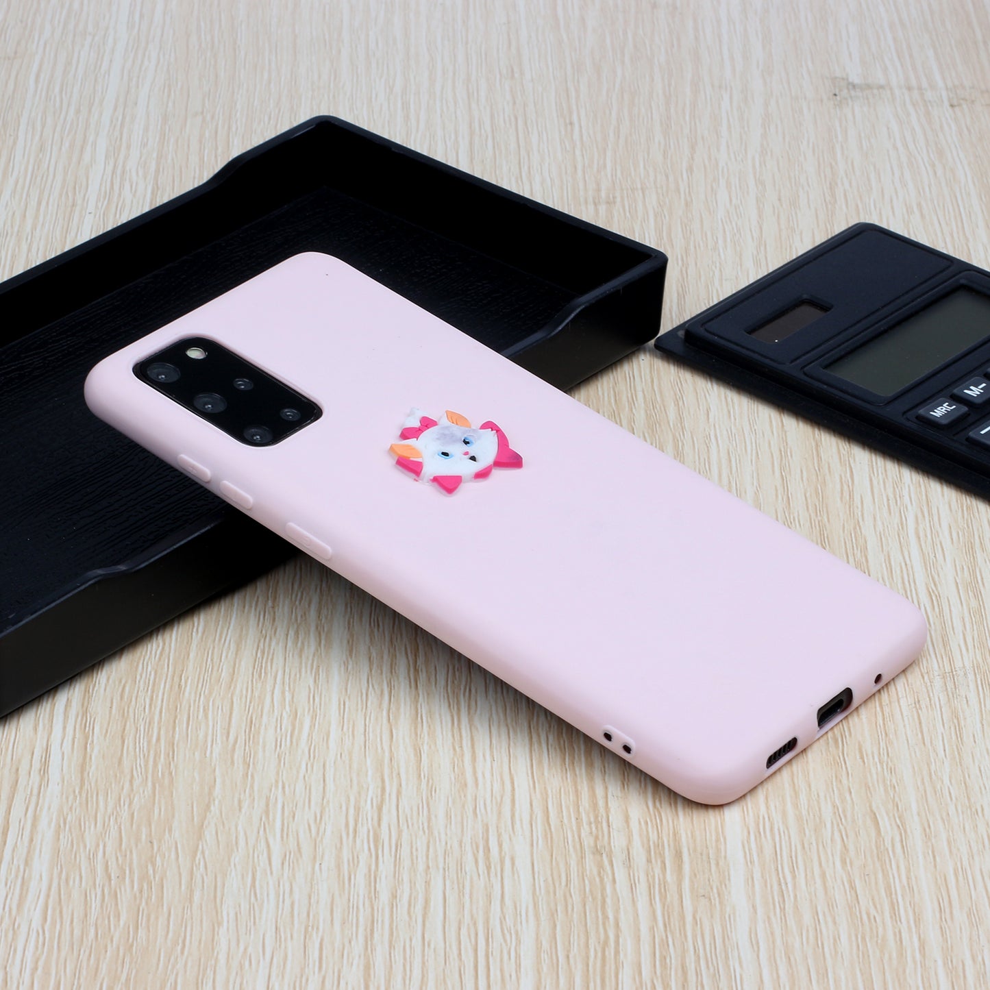 Animal Logo Decor TPU Phone Case Cover for Samsung Galaxy S20 Plus / S20 Plus 5G - Fox