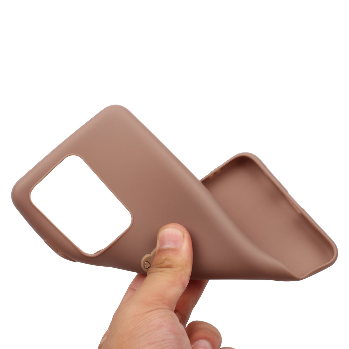 Animal Logo Decor TPU Phone Case Cover for Samsung Galaxy S20 Ultra - Bear Head