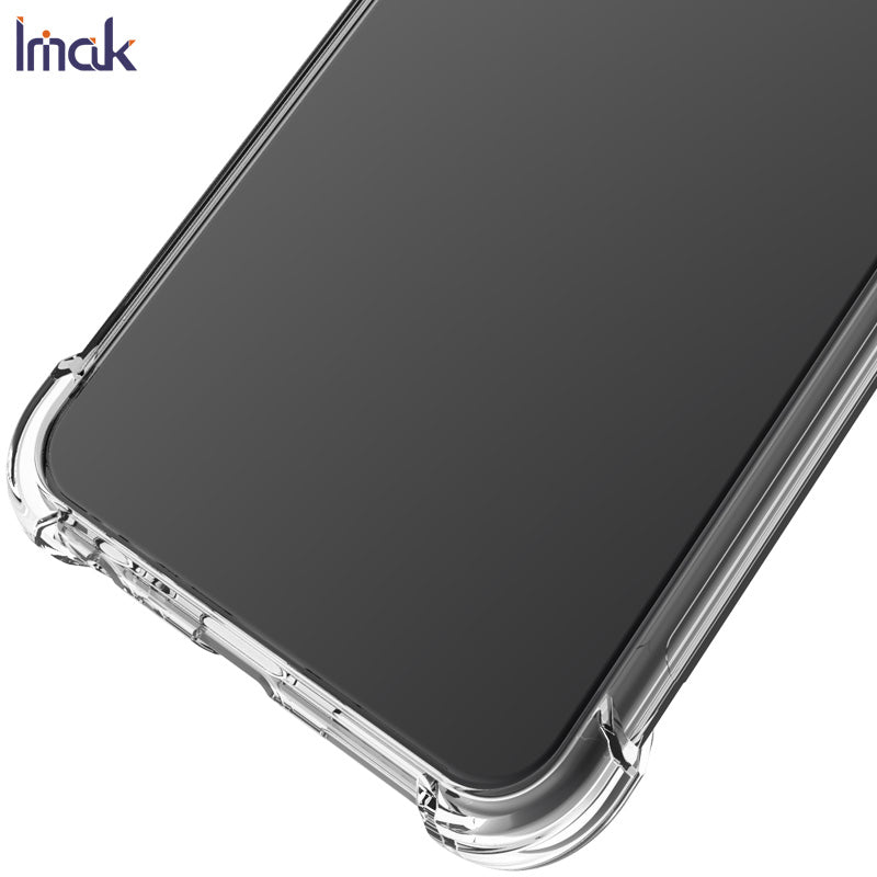 IMAK Silky Anti-drop TPU Phone Case + Screen Protector Film for Samsung Galaxy S20 4G/S20 5G - Transparent