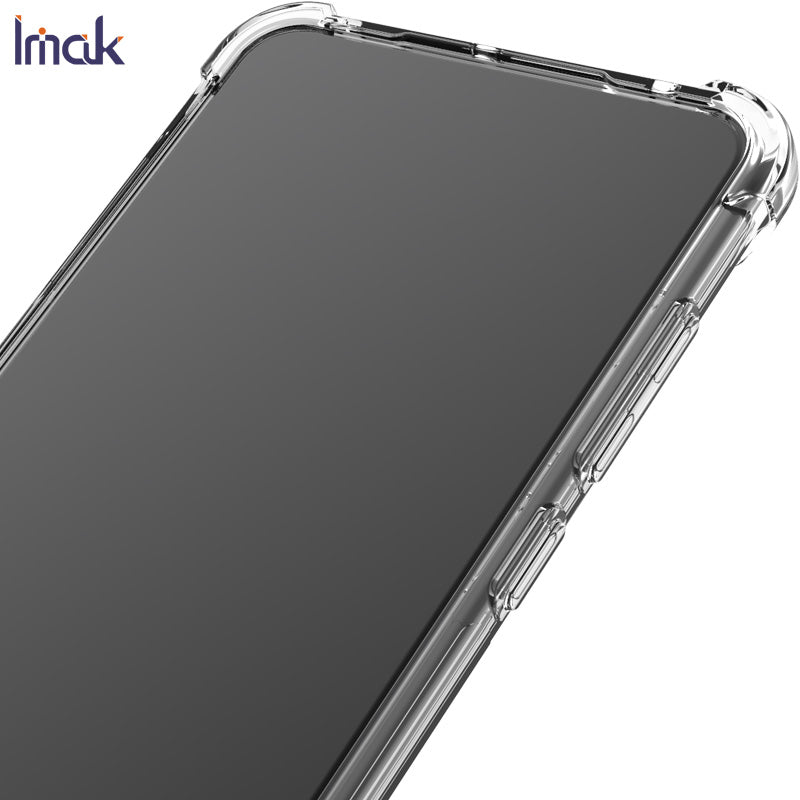 IMAK Silky Anti-drop TPU Phone Case + Screen Protector Film for Samsung Galaxy S20 4G/S20 5G - Transparent
