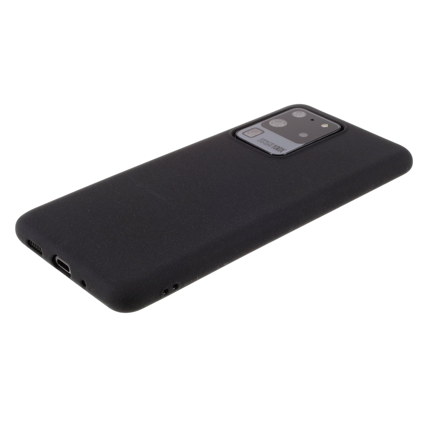 Double-sided Matte TPU Cell Phone Cover for Samsung Galaxy S20 Ultra - Black