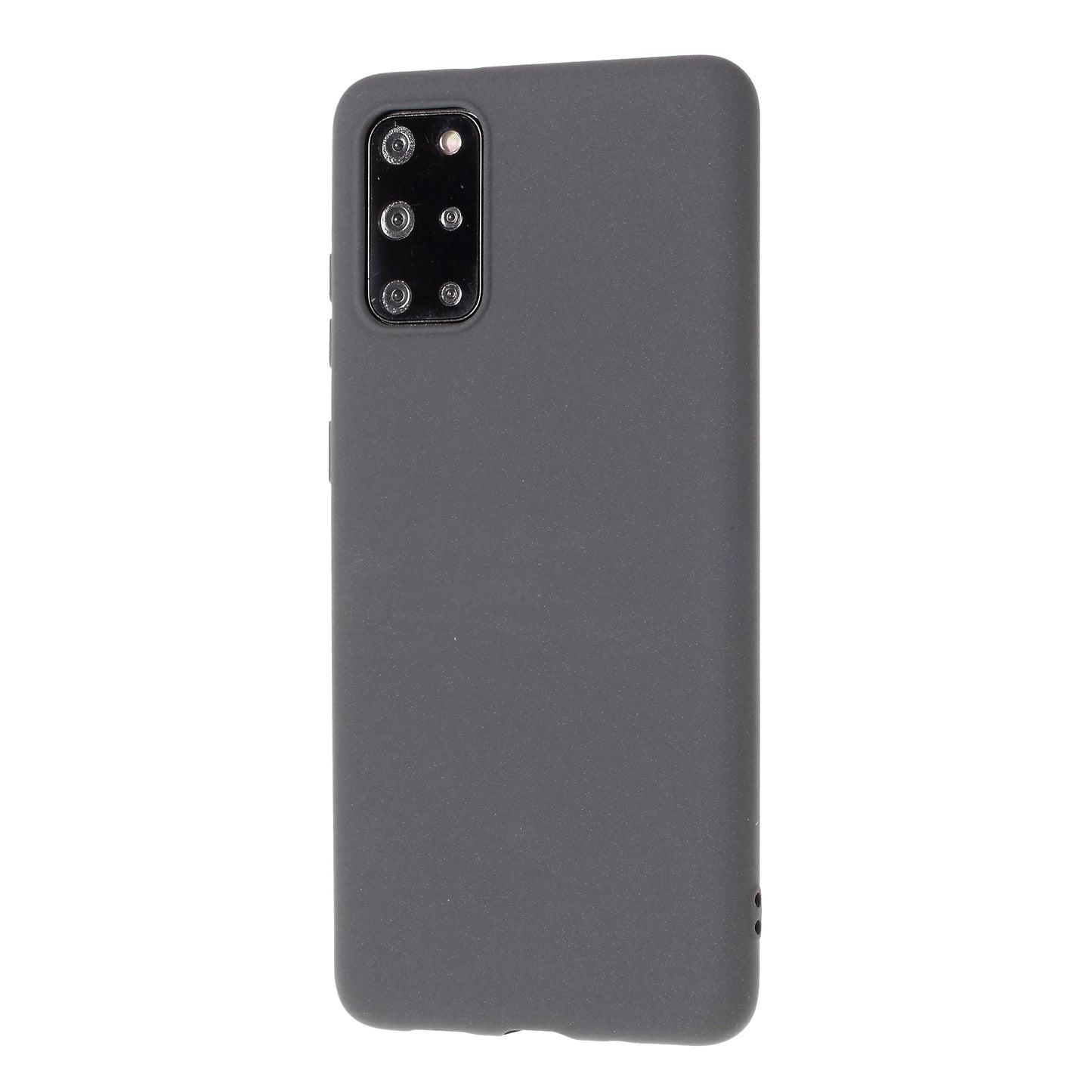 Furry Feel Double-sided Matte TPU Shell for Samsung Galaxy S20 Plus - Grey