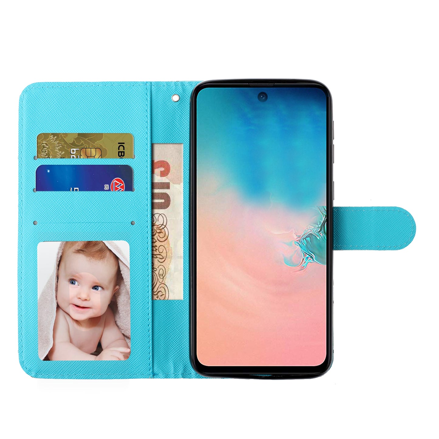Light Spot Decor Pattern Embossed Leather Case Wallet for Samsung Galaxy S20 Ultra - Butterfly