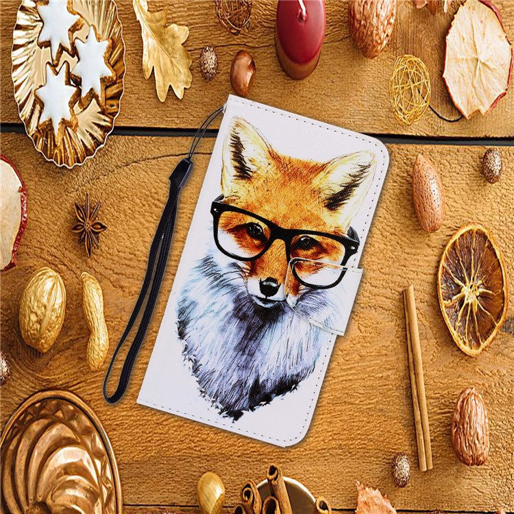 Pattern Printing Flip Leather Wallet Phone Cover for Samsung Galaxy A21s - Dog