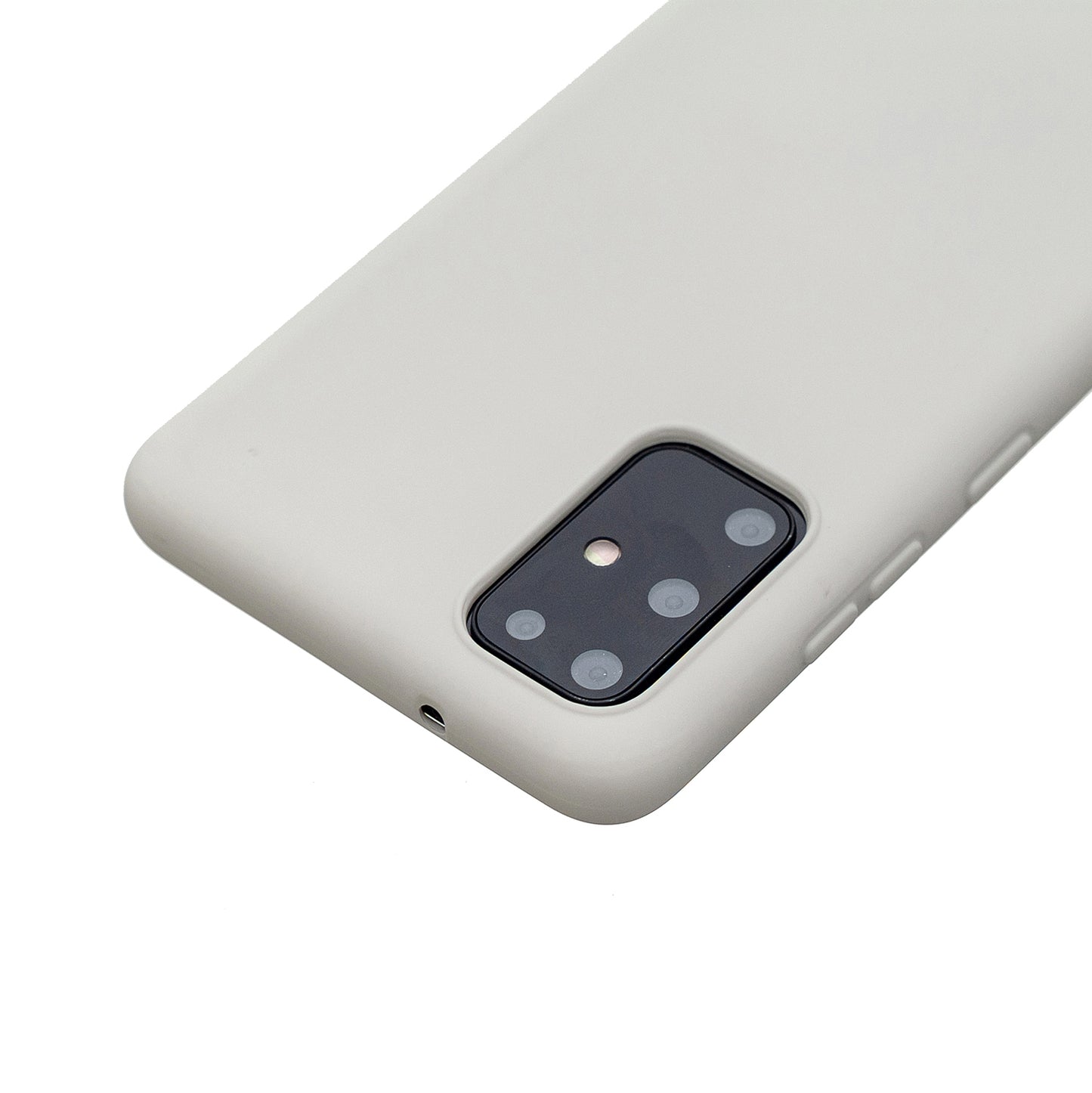 MOLAN CANO Rubberized Soft TPU Case for Samsung Galaxy S20 Plus - White