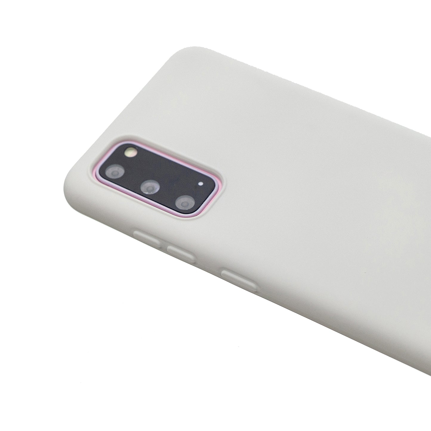 MOLAN CANO Rubberized Soft TPU Case for Samsung Galaxy S20 4G/S20 5G - White