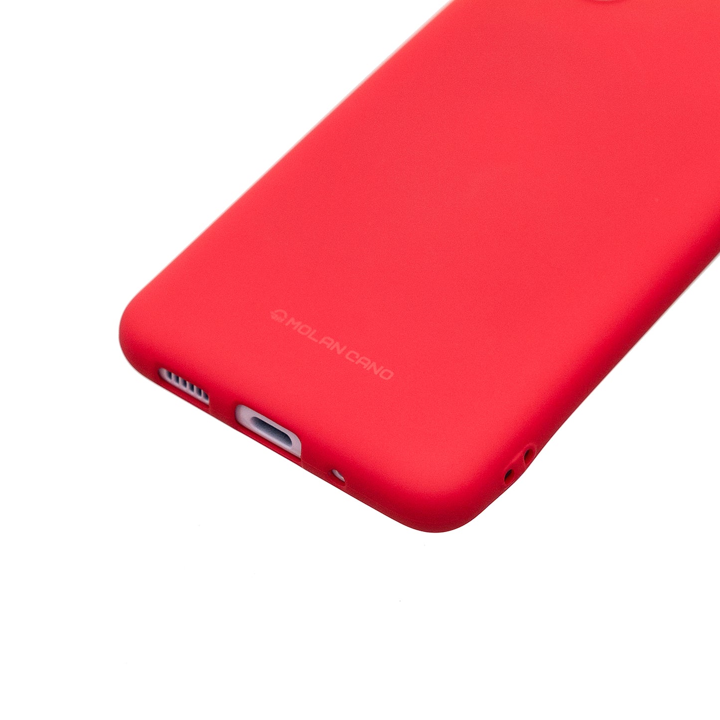 MOLAN CANO Rubberized Soft TPU Case for Samsung Galaxy S20 4G/S20 5G - Red