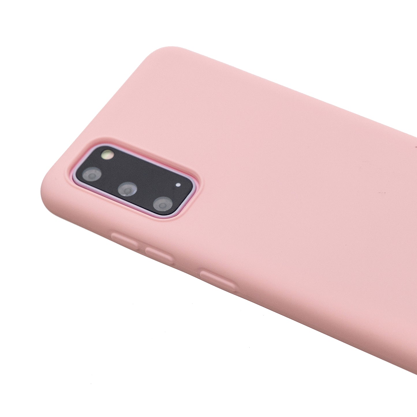 MOLAN CANO Rubberized Soft TPU Case for Samsung Galaxy S20 4G/S20 5G - Pink