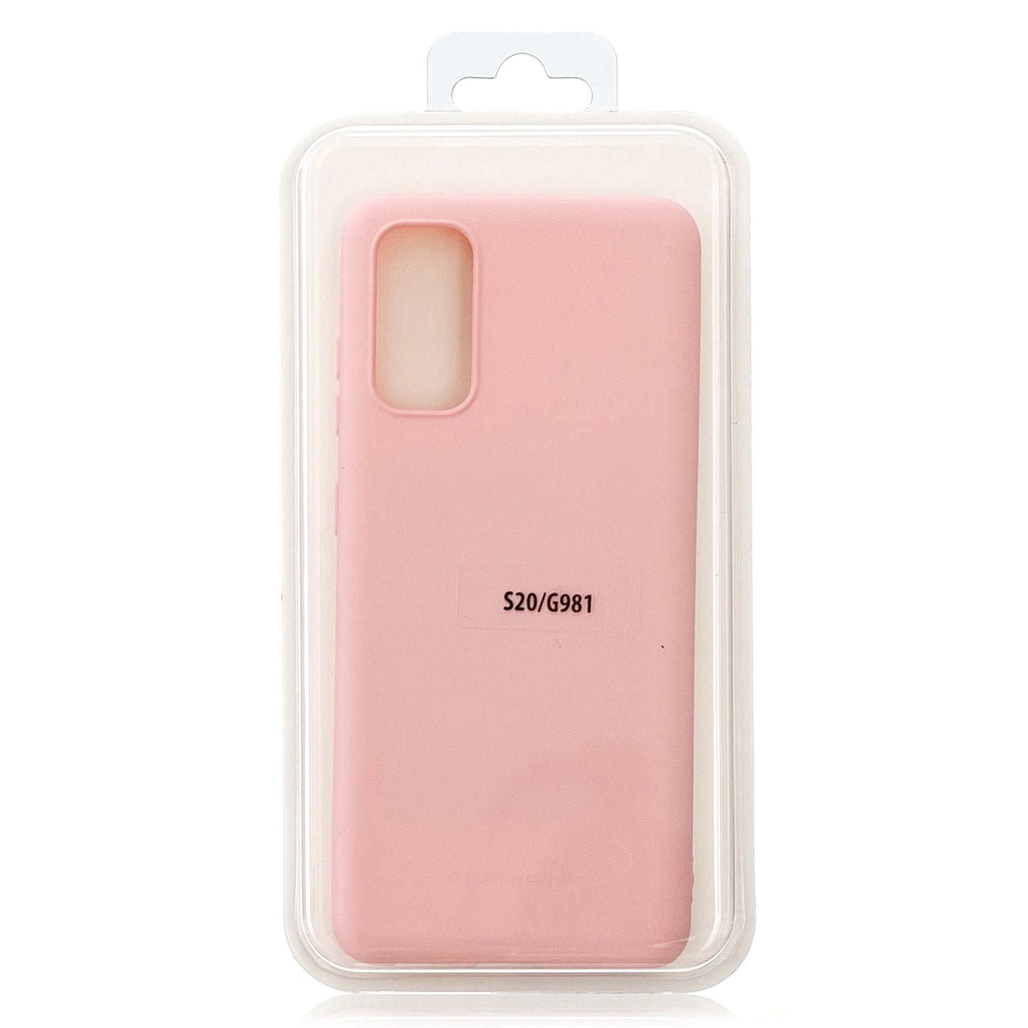 MOLAN CANO Rubberized Soft TPU Case for Samsung Galaxy S20 4G/S20 5G - Pink