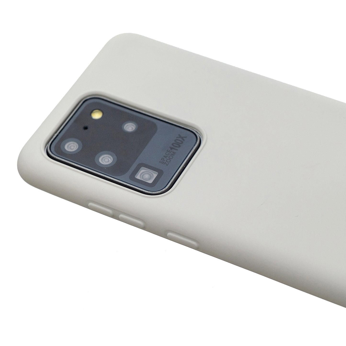 MOLAN CANO Rubberized TPU Shell Case Cover for Samsung Galaxy S20 Ultra - White