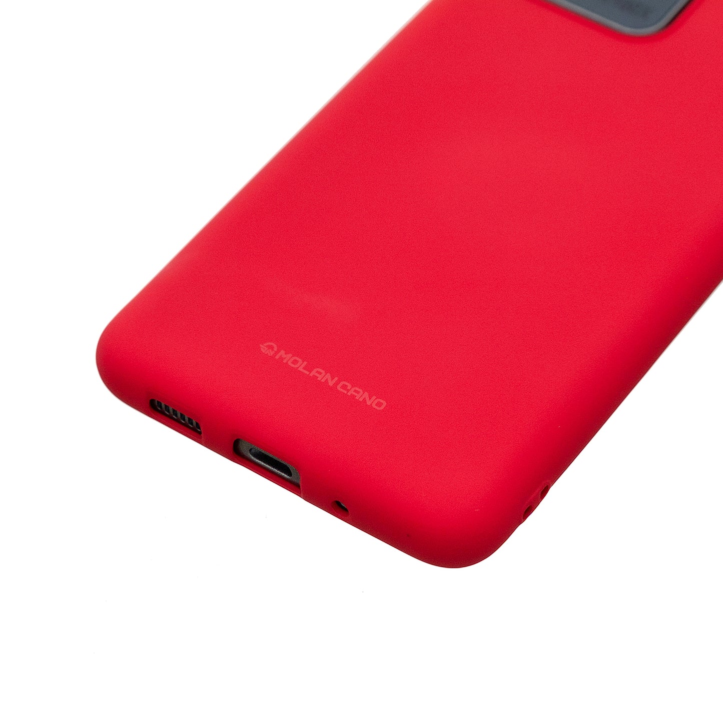 MOLAN CANO Rubberized TPU Shell Case Cover for Samsung Galaxy S20 Ultra - Red