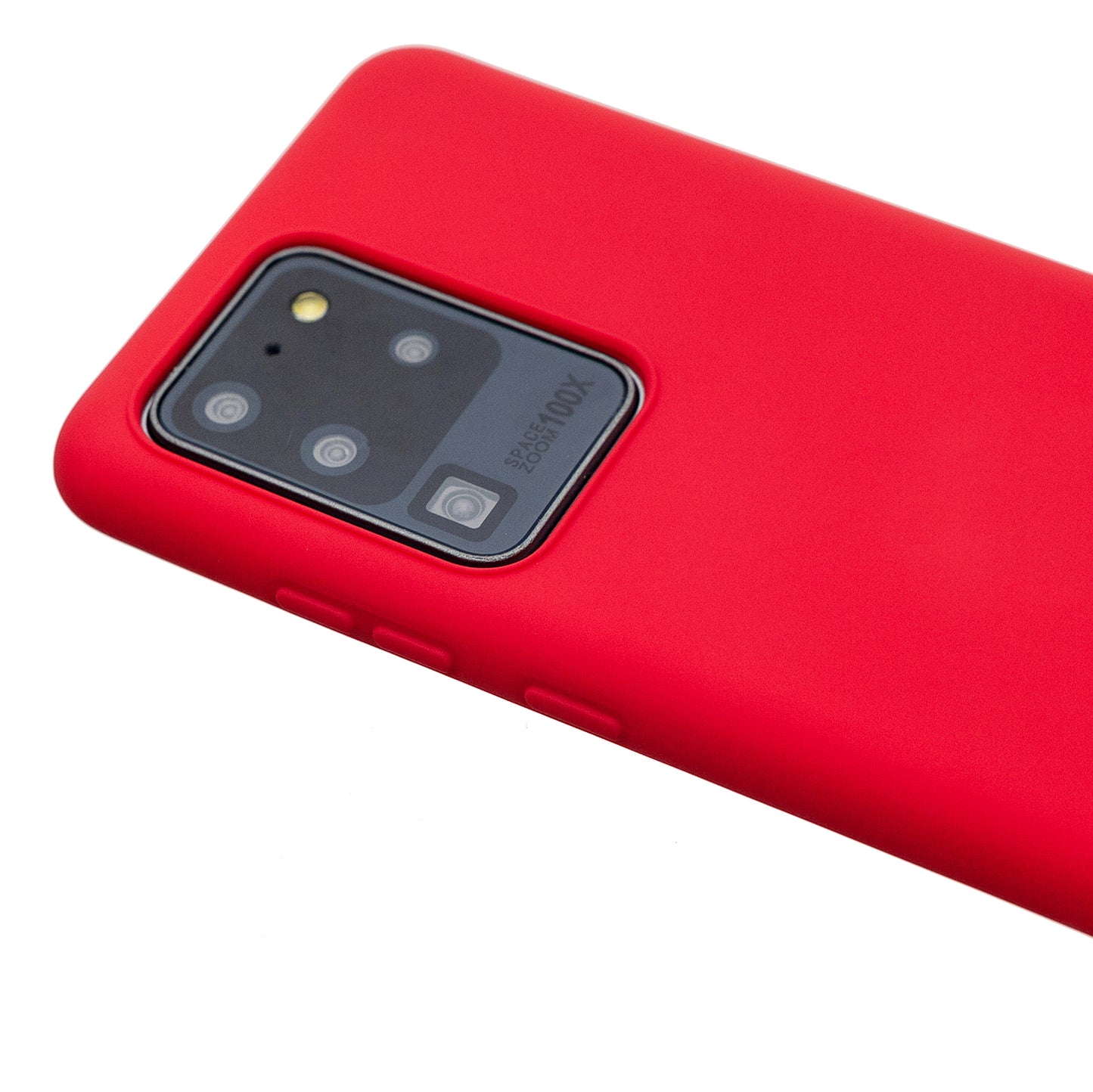 MOLAN CANO Rubberized TPU Shell Case Cover for Samsung Galaxy S20 Ultra - Red