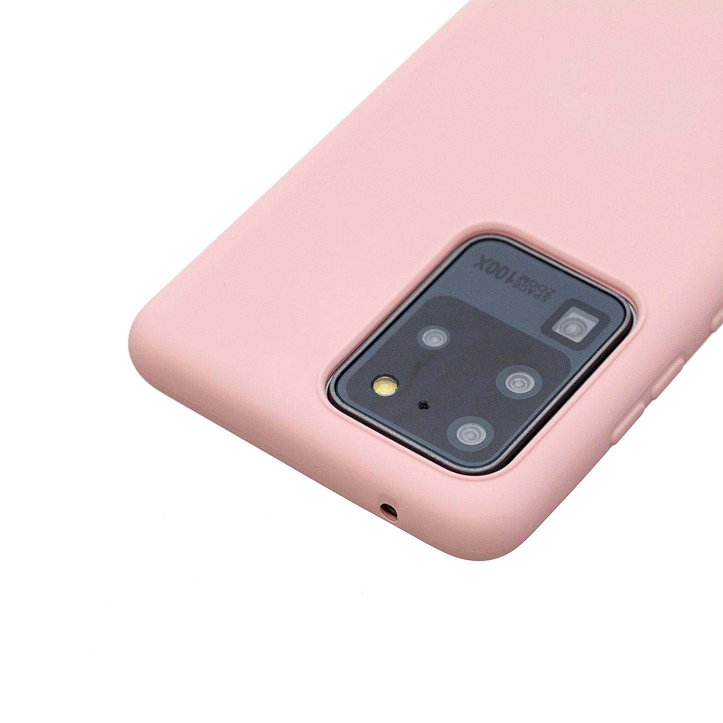 MOLAN CANO Rubberized TPU Shell Case Cover for Samsung Galaxy S20 Ultra - Pink