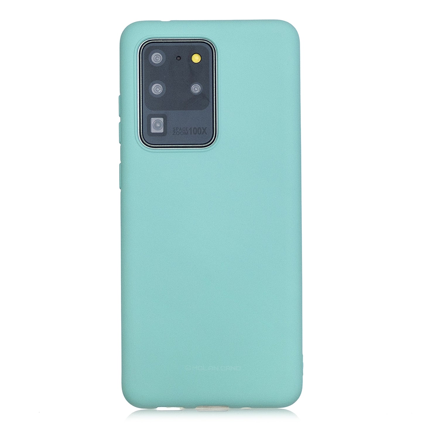 MOLAN CANO Rubberized TPU Shell Case Cover for Samsung Galaxy S20 Ultra - Baby Blue