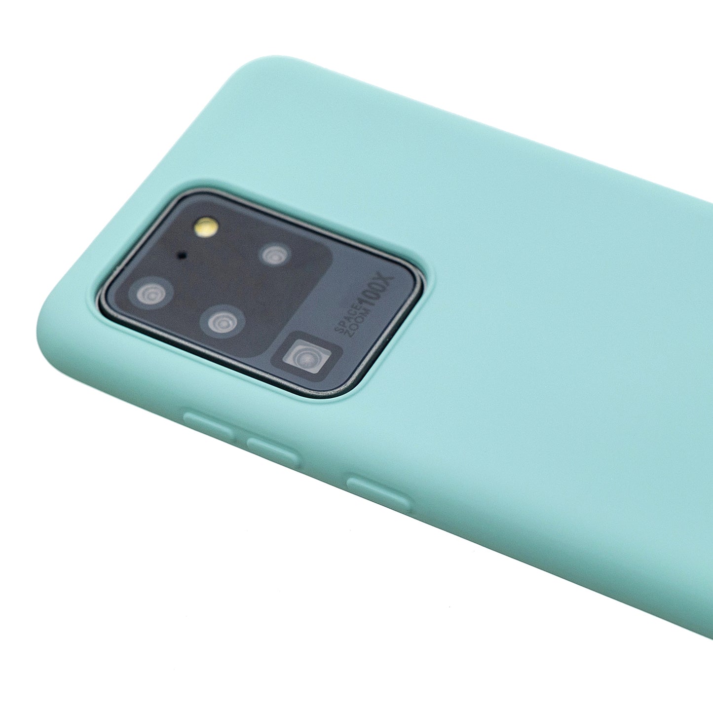 MOLAN CANO Rubberized TPU Shell Case Cover for Samsung Galaxy S20 Ultra - Baby Blue
