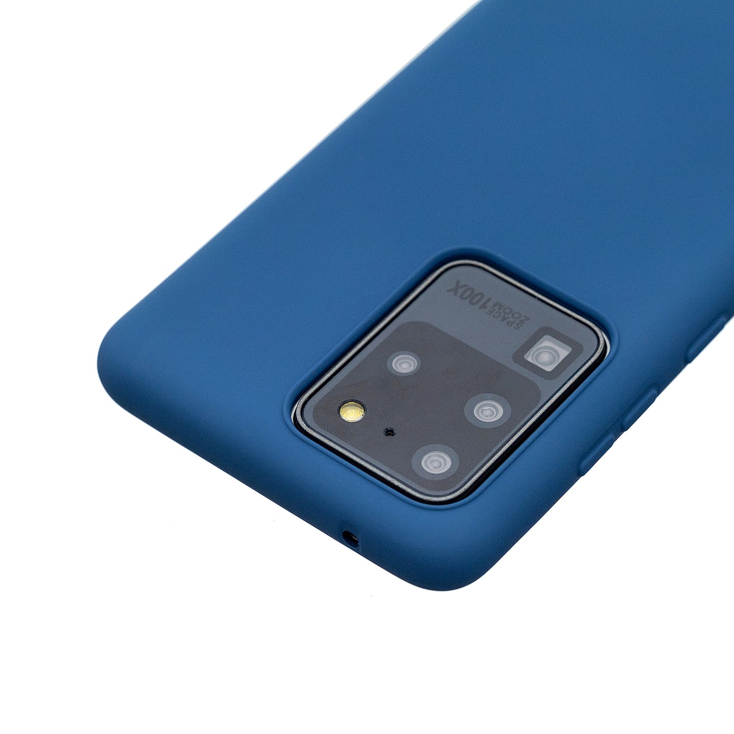 MOLAN CANO Rubberized TPU Shell Case Cover for Samsung Galaxy S20 Ultra - Dark Blue