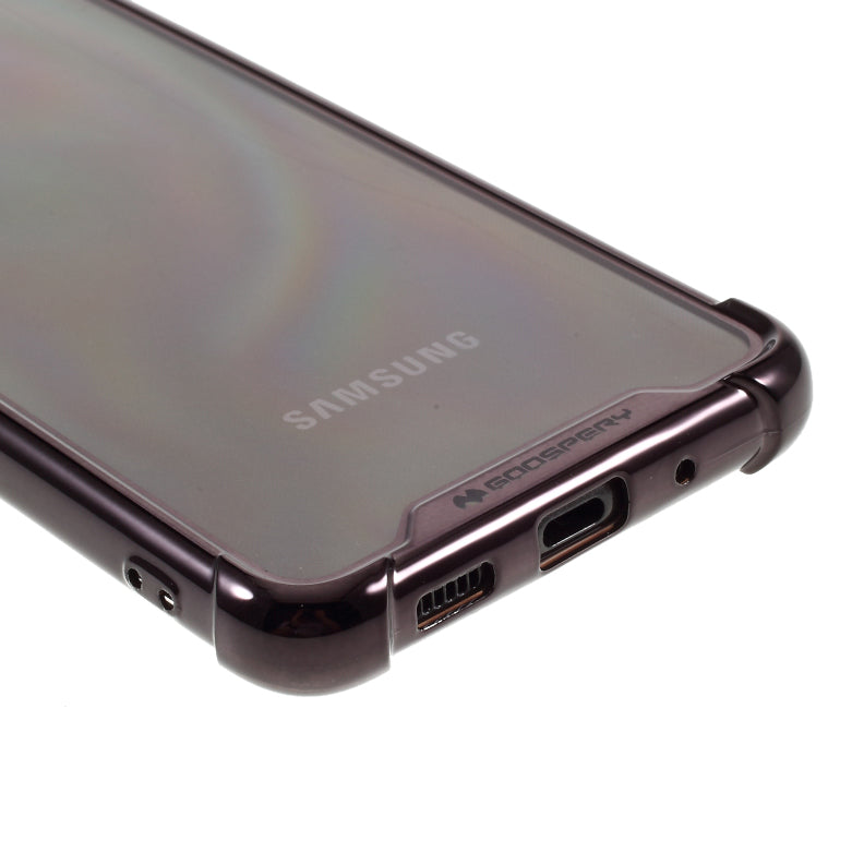 MERCURY GOOSPERY Mobile Phone Case Electroplating TPU Shell for Samsung Galaxy S20 Plus/S20 Plus 5G - Black