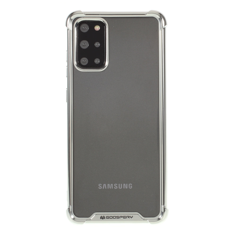MERCURY GOOSPERY Mobile Phone Case Electroplating TPU Shell for Samsung Galaxy S20 Plus/S20 Plus 5G - Silver