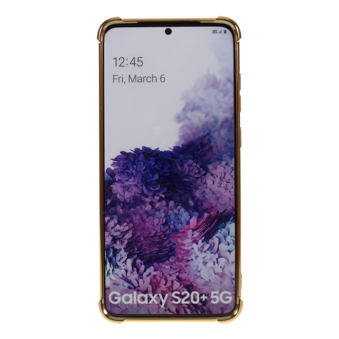MERCURY GOOSPERY Mobile Phone Case Electroplating TPU Shell for Samsung Galaxy S20 Plus/S20 Plus 5G - Gold