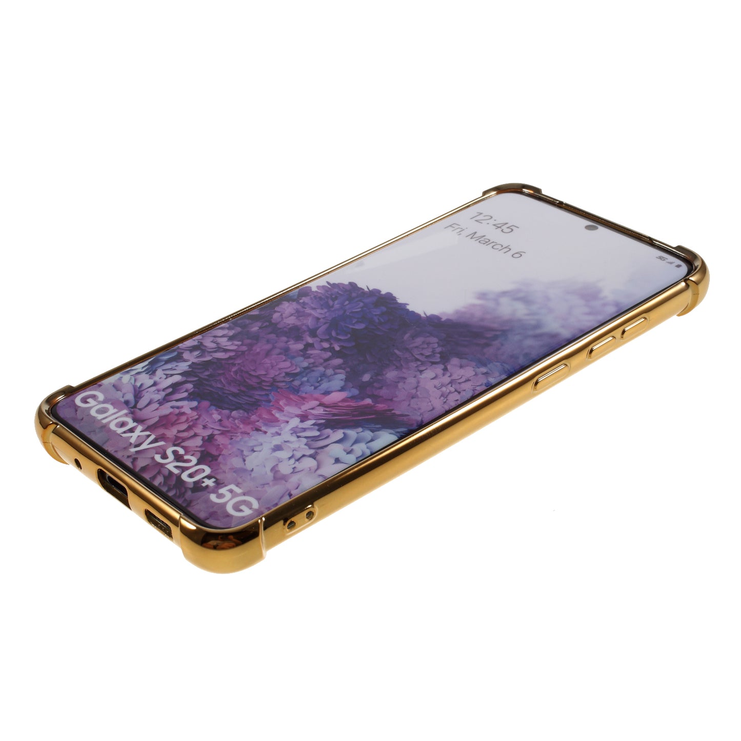 MERCURY GOOSPERY Mobile Phone Case Electroplating TPU Shell for Samsung Galaxy S20 Plus/S20 Plus 5G - Gold