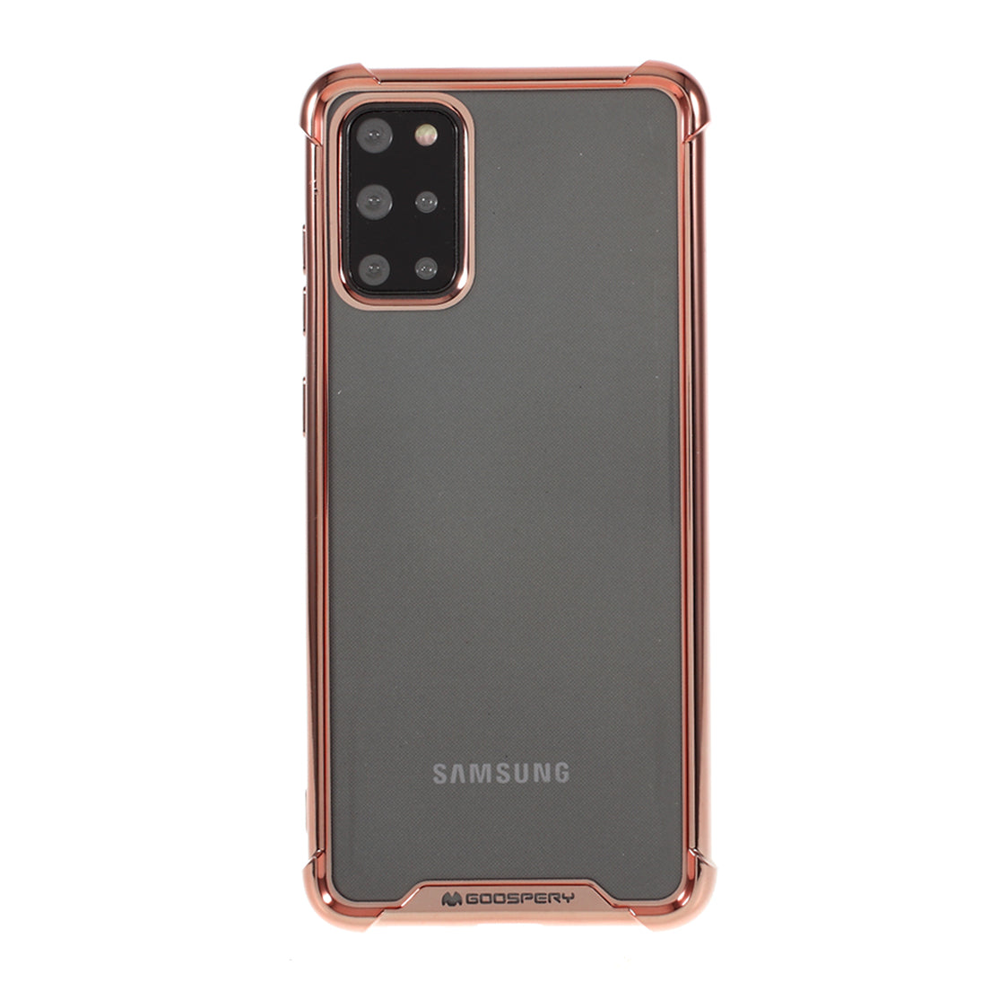 MERCURY GOOSPERY Mobile Phone Case Electroplating TPU Shell for Samsung Galaxy S20 Plus/S20 Plus 5G - Rose Gold