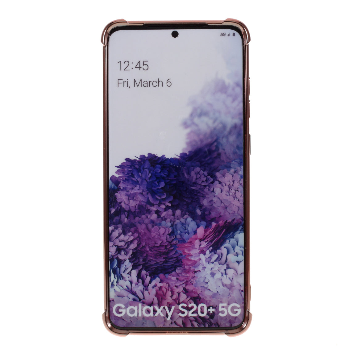 MERCURY GOOSPERY Mobile Phone Case Electroplating TPU Shell for Samsung Galaxy S20 Plus/S20 Plus 5G - Rose Gold